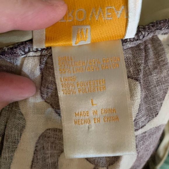 Mod linen floral skirt - Picture 8 of 10